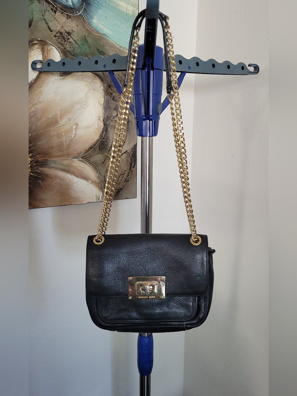 Michael Kors Sloan shoulder bag with gold-tone chain strap